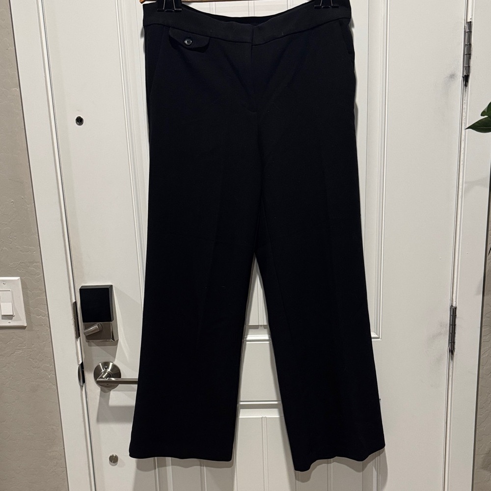 LOFT Women's Black Wide Leg Pants